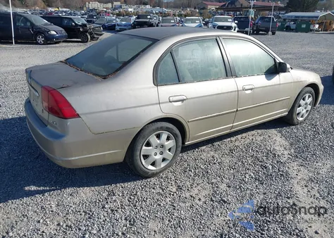 2001 Honda Civic Ex from USA, damaged, VIN 2HGES257X1H534056